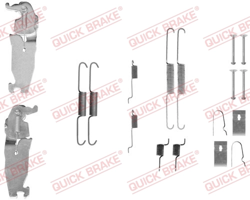 Accessory Kit, brake shoes 105-0811S