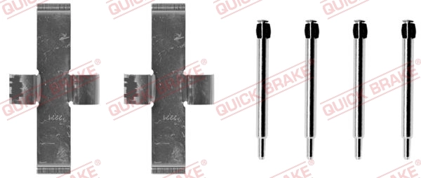 Accessory Kit, disc brake pad 109-0924