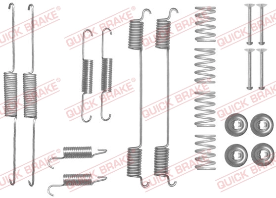Accessory Kit, brake shoes 105-0861