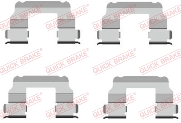 Accessory Kit, disc brake pad 109-1689