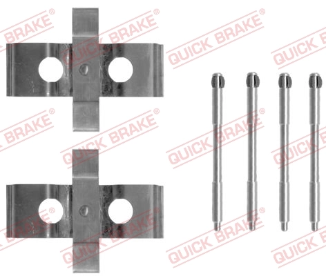 Accessory Kit, disc brake pad 109-1296