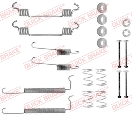 Accessory Kit, brake shoes 105-0710