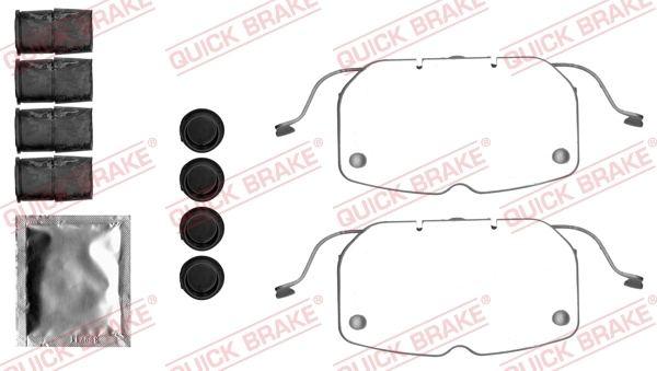 Accessory Kit, disc brake pad 109-1792