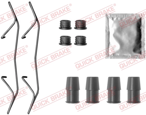 Accessory Kit, disc brake pad 109-0075