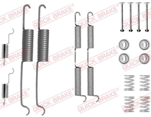 Accessory Kit, brake shoes 105-0727