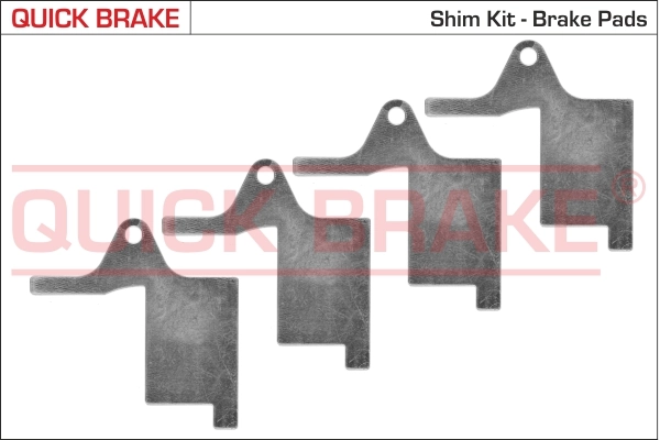 Anti-Squeal Foil, brake pad (back plate) 2896K