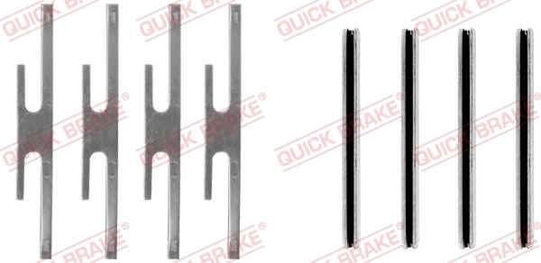 Accessory Kit, disc brake pad 109-0975