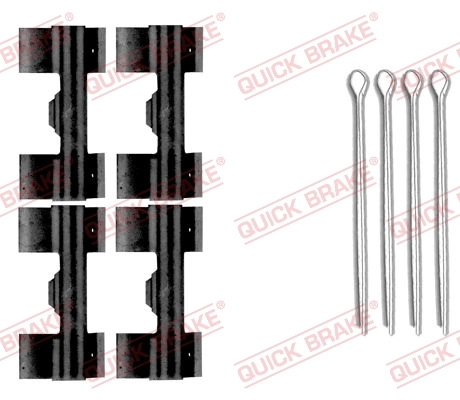 Accessory Kit, disc brake pad 109-0009