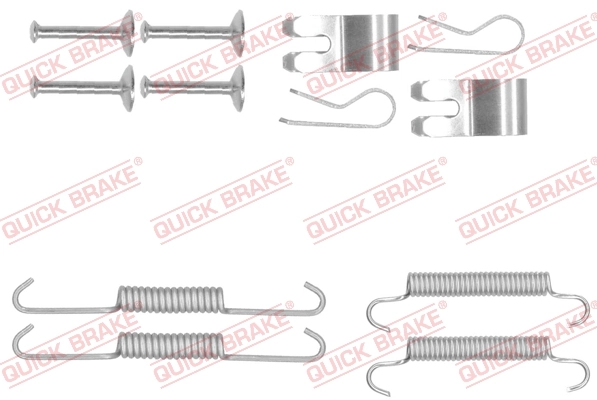Accessory Kit, parking brake shoes 105-0013