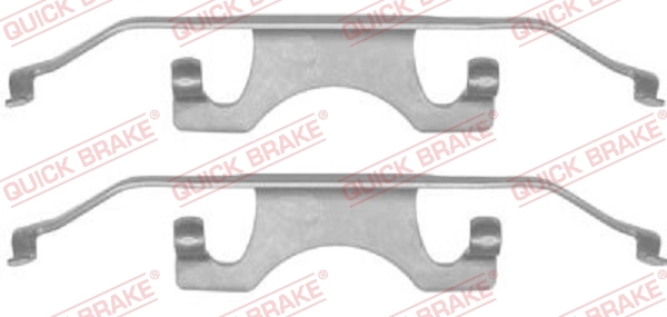 Accessory Kit, disc brake pad 109-1241