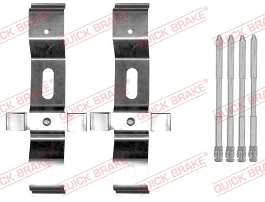 Accessory Kit, disc brake pad 109-0004