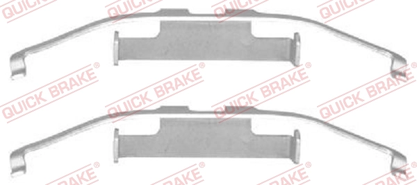 Accessory Kit, disc brake pad 109-1097