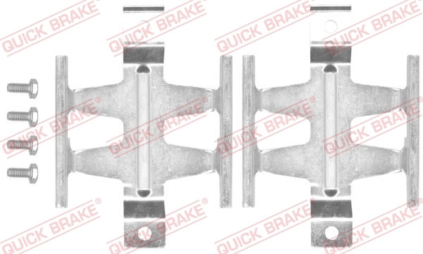 Accessory Kit, disc brake pad 109-1687