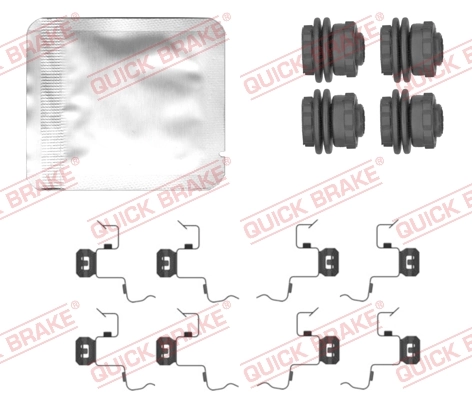 Accessory Kit, disc brake pad 109-0156