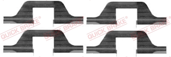 Accessory Kit, disc brake pad 109-1263