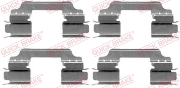 Accessory Kit, disc brake pad 109-1649