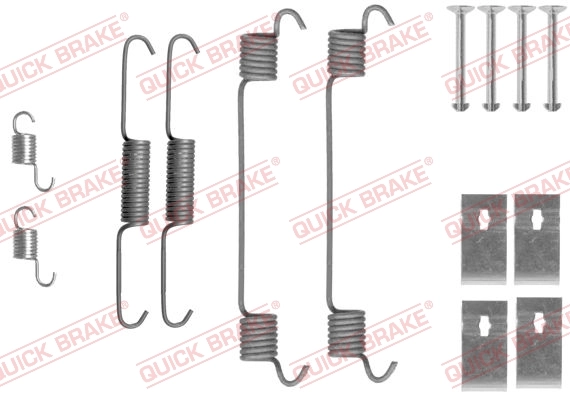 Accessory Kit, brake shoes 105-0860