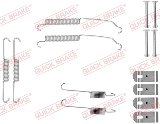 Accessory Kit, brake shoes 105-0015