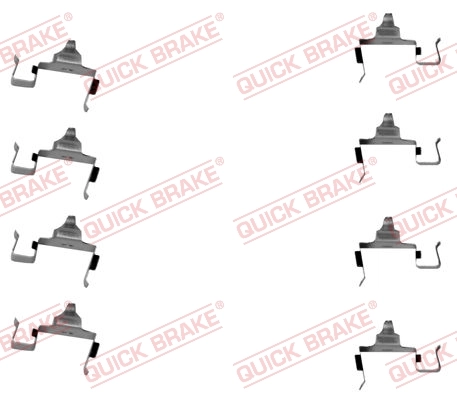 Accessory Kit, disc brake pad 109-1697