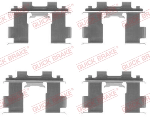 Accessory Kit, disc brake pad 109-1205