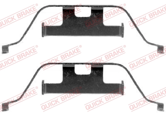 Accessory Kit, disc brake pad 109-1201