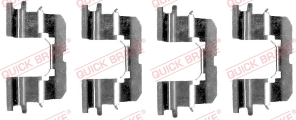 Accessory Kit, disc brake pad 109-1227
