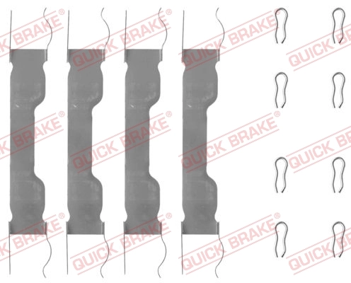 Accessory Kit, disc brake pad 109-0909