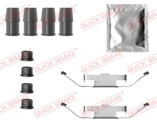Accessory Kit, disc brake pad 109-0032
