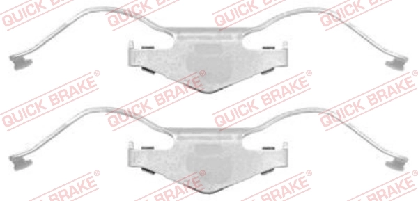Accessory Kit, disc brake pad 109-1297