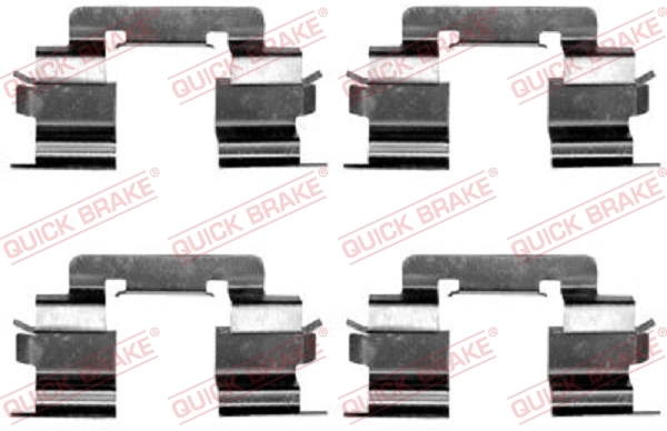 Accessory Kit, disc brake pad 109-1216