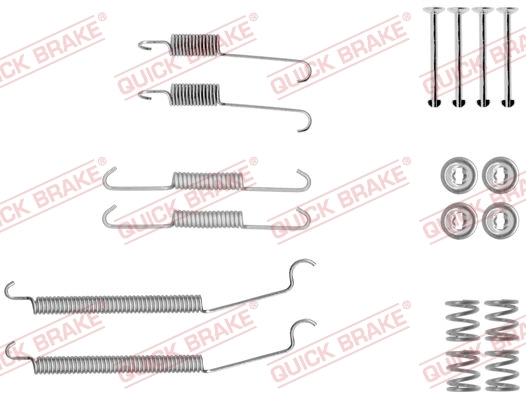 Accessory Kit, brake shoes 105-0039