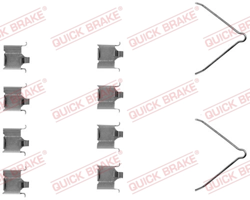 Accessory Kit, disc brake pad 109-1166