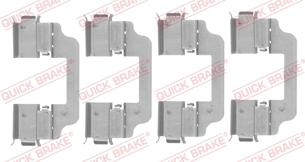 Accessory Kit, disc brake pad 109-0153