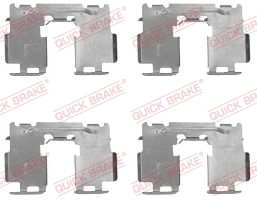 Accessory Kit, disc brake pad 109-1760