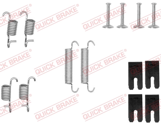 Accessory Kit, parking brake shoes 105-0850