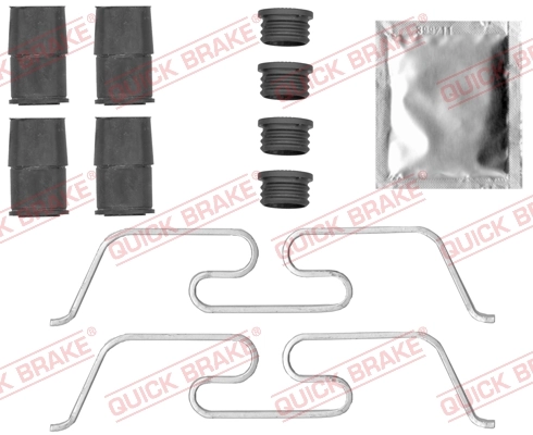 Accessory Kit, disc brake pad 109-0050