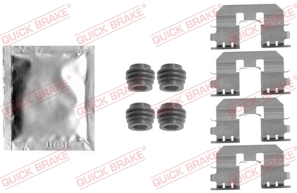 Accessory Kit, disc brake pad 109-1810