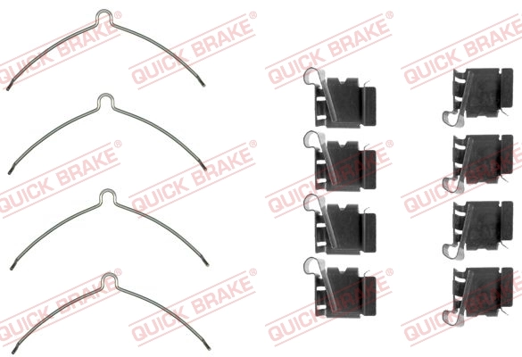 Accessory Kit, disc brake pad 109-1622