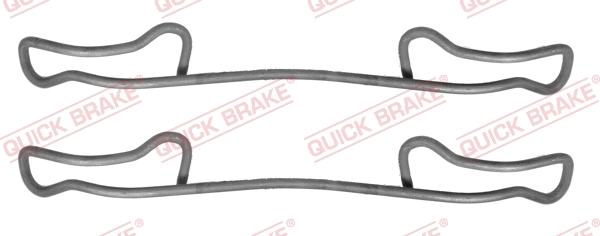 Accessory Kit, disc brake pad 109-1200