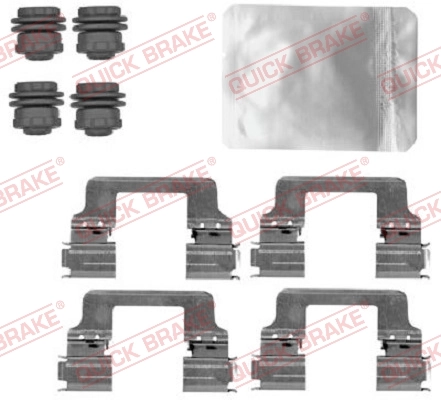 Accessory Kit, disc brake pad 109-1867