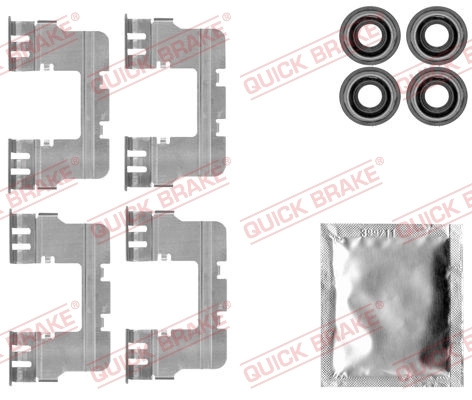 Accessory Kit, disc brake pad 109-1785