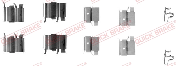 Accessory Kit, disc brake pad 109-1240