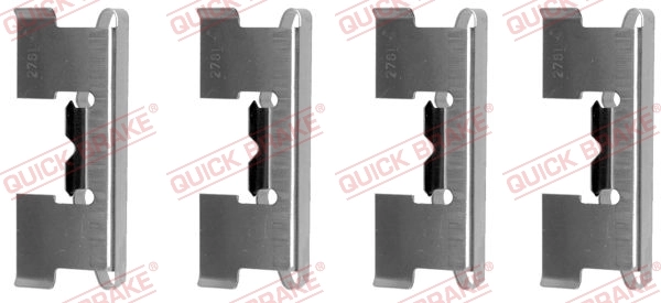 Accessory Kit, disc brake pad 109-1017