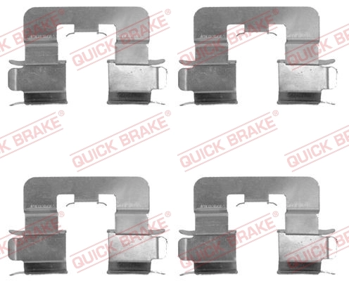 Accessory Kit, disc brake pad 109-1741