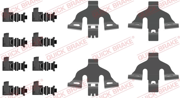 Accessory Kit, disc brake pad 109-0092