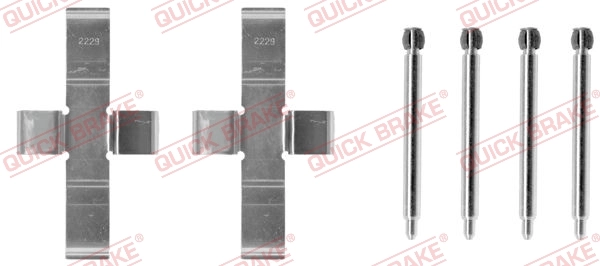 Accessory Kit, disc brake pad 109-1004