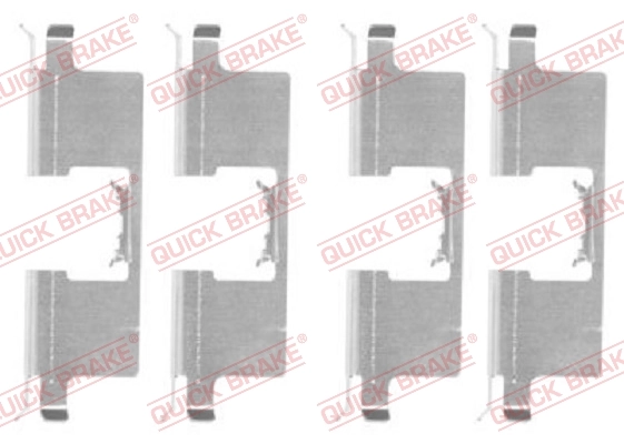 Accessory Kit, disc brake pad 109-1745