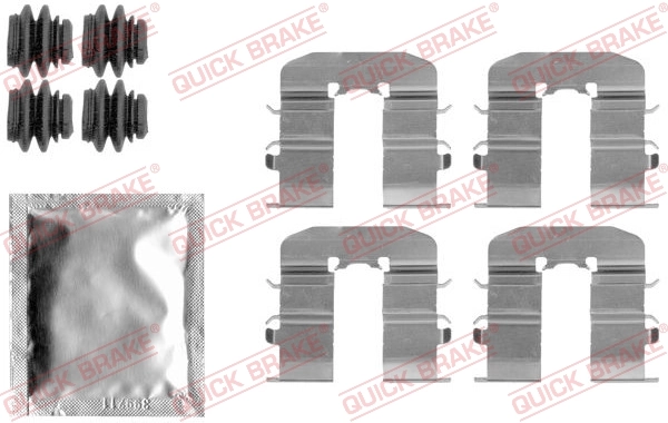 Accessory Kit, disc brake pad 109-1814