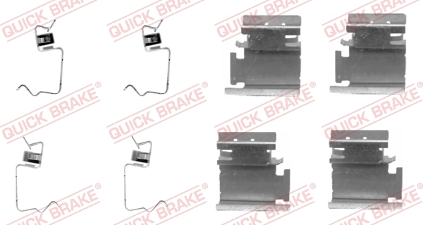 Accessory Kit, disc brake pad 109-1218