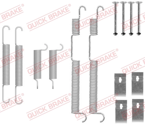 Accessory Kit, brake shoes 105-0844